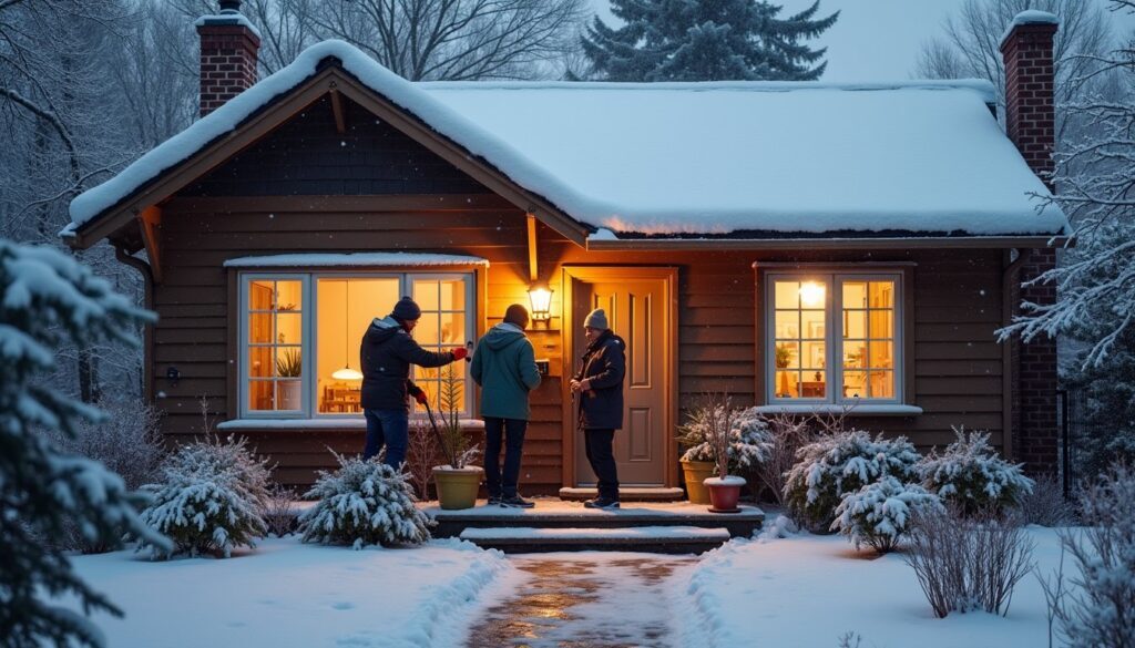 Haus winterfest machen